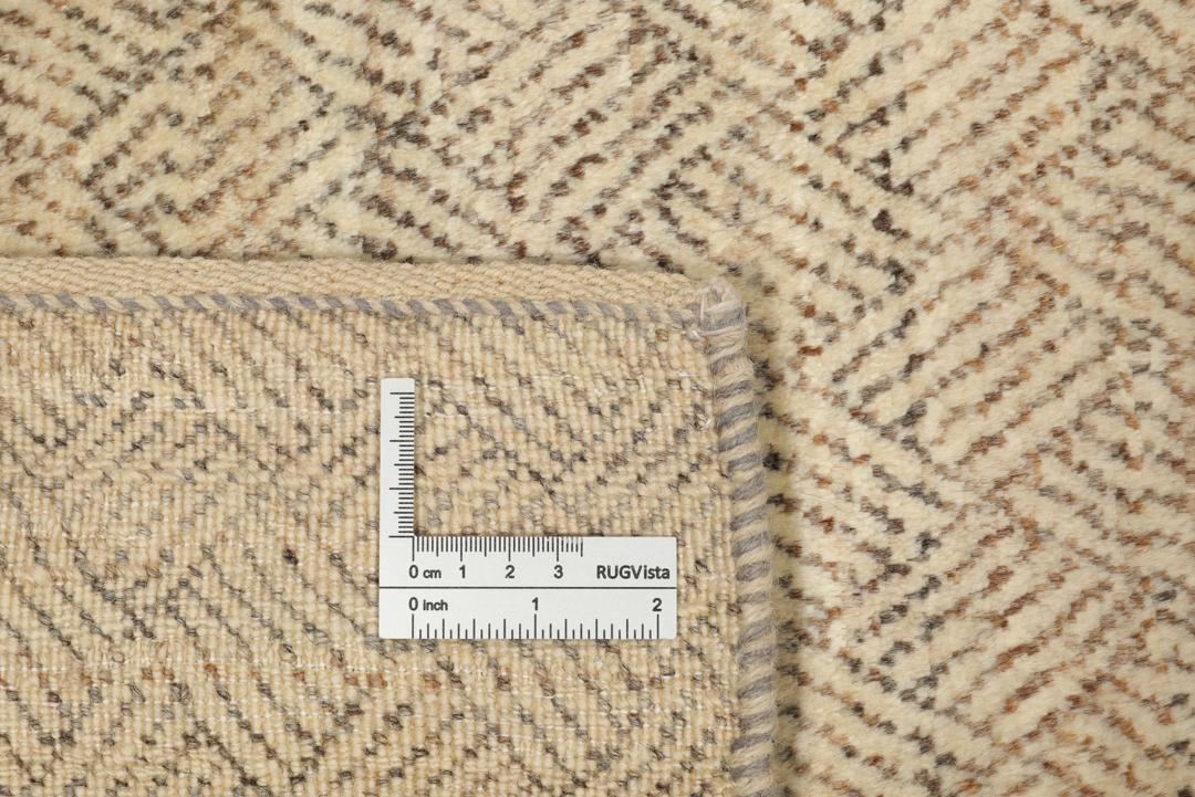 Håndknyttet beige Gabbeh Fine-tæppe fra Mellemøsten