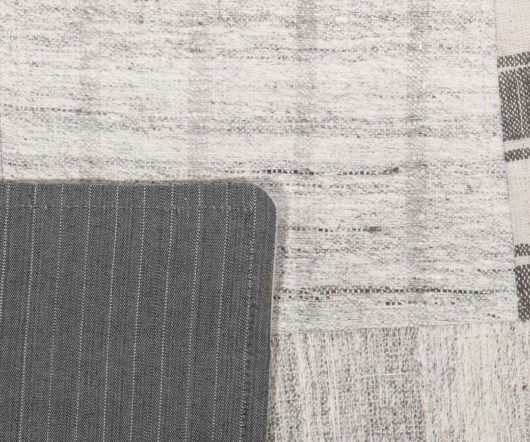 Kelim Patchwork - Lysegrå / Beige - 171 x 230 cm