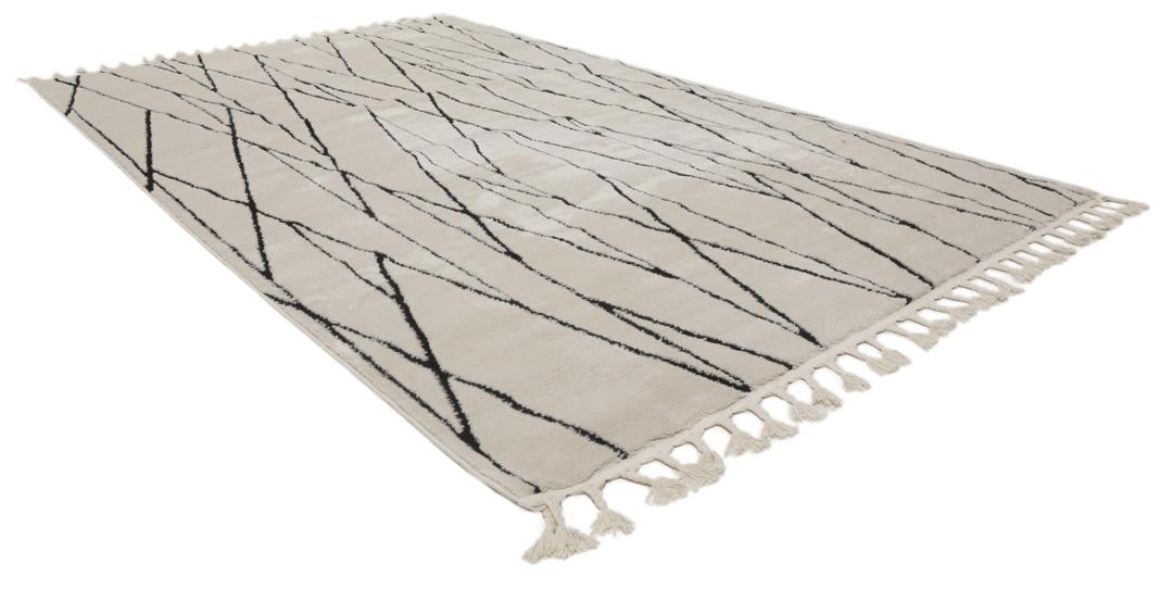 
    Kenitra - Cream white / Black - 200 x 300 cm
  