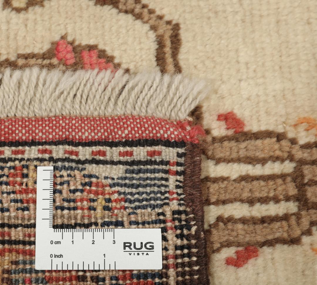 Antiek Shirvan-tapijt uit Azerbeidzjan in rood met figuratieve motieven