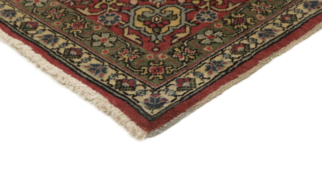 Håndlavet Tabriz-tæppe fra Persien i flerfarvet design