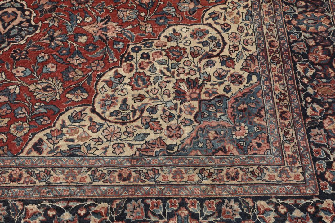 Mashad rødt uldtæppe