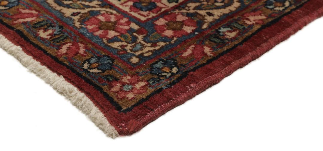 Handgeknoopt tapijt uit Persia in rood
