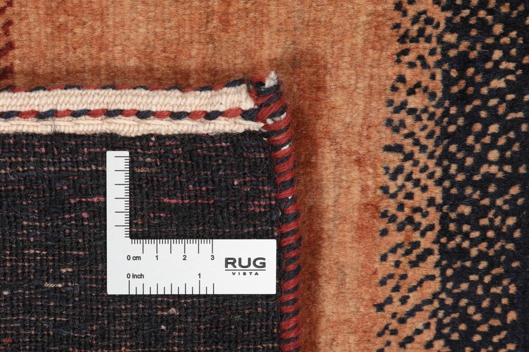 Handgeknoopt Loribaft Fine kleed uit het Midden-Oosten in meerkleurig