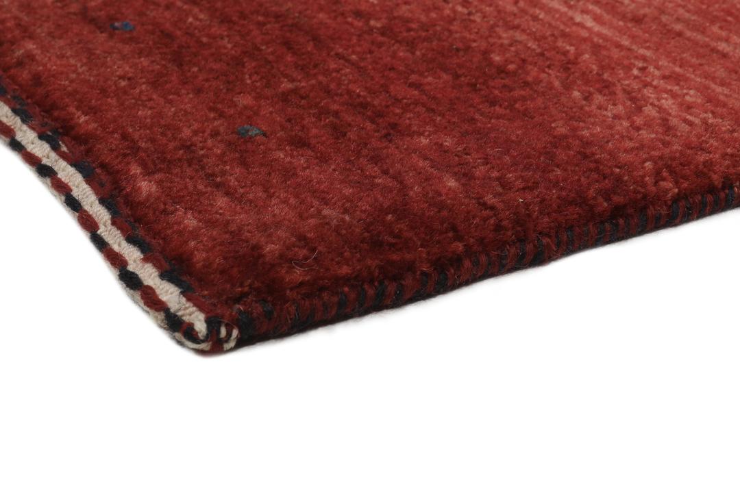 Rood handgeknoopt Loribaft Fine tapijt uit het Midden-Oosten