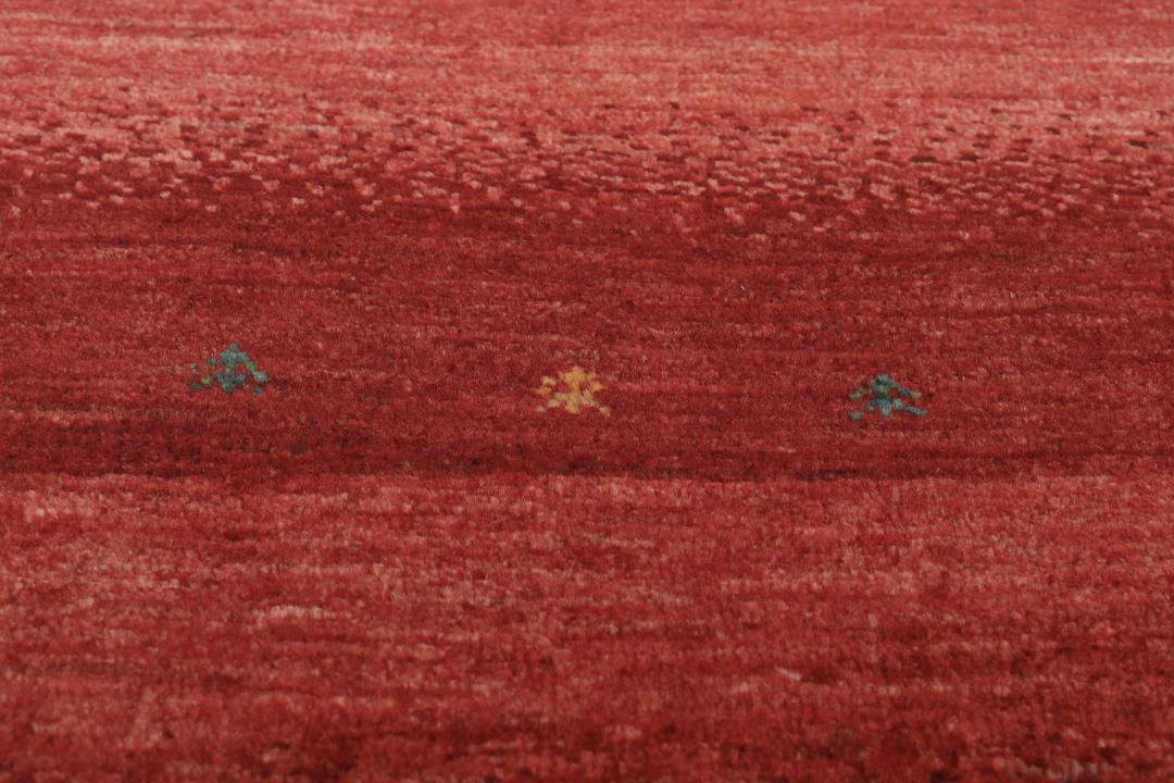 Rood handgeknoopt Loribaft Fine tapijt uit het Midden-Oosten