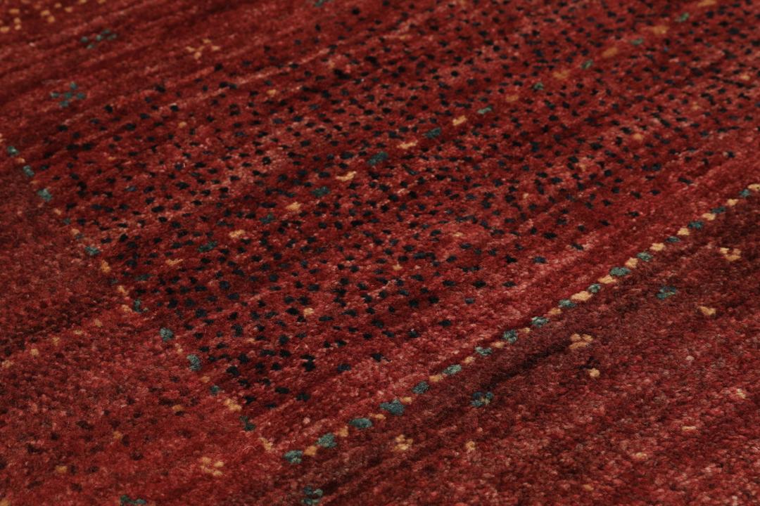 Handgeknoopt Loribaft tapijt uit het Midden-Oosten in donkerrood