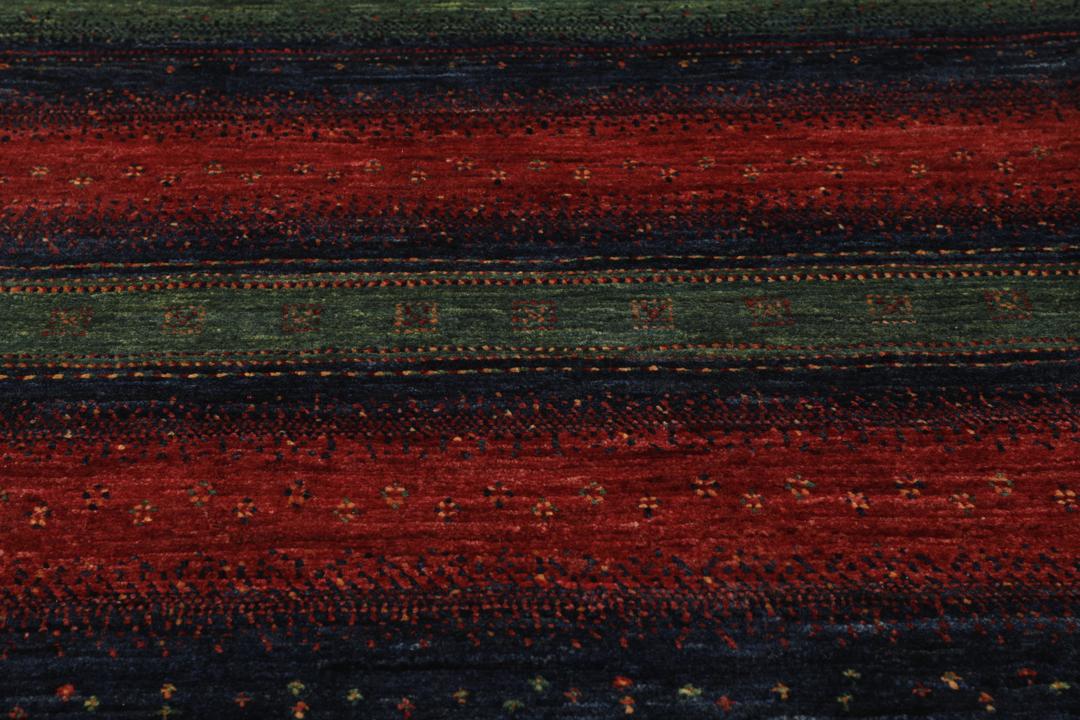 Hand-knotted Loribaft Fine rug from the Middle East in multicolor wool.
