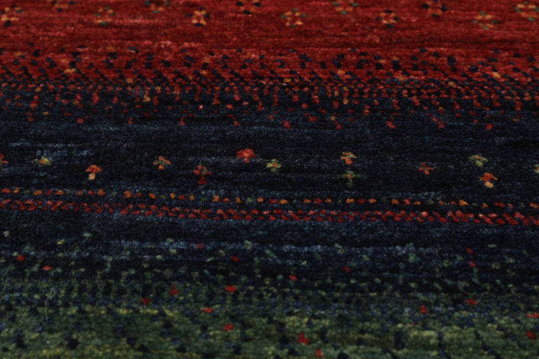 Hand-knotted Loribaft Fine rug from the Middle East in multicolor wool.