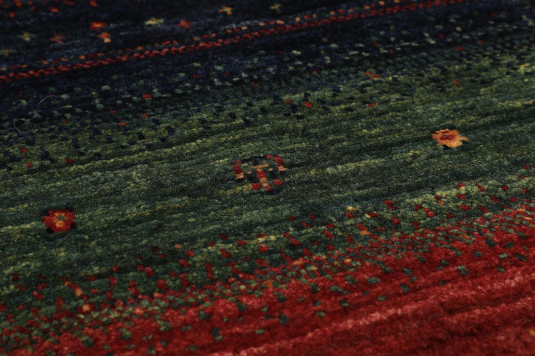 Hand-knotted Loribaft Fine rug from the Middle East in multicolor wool.