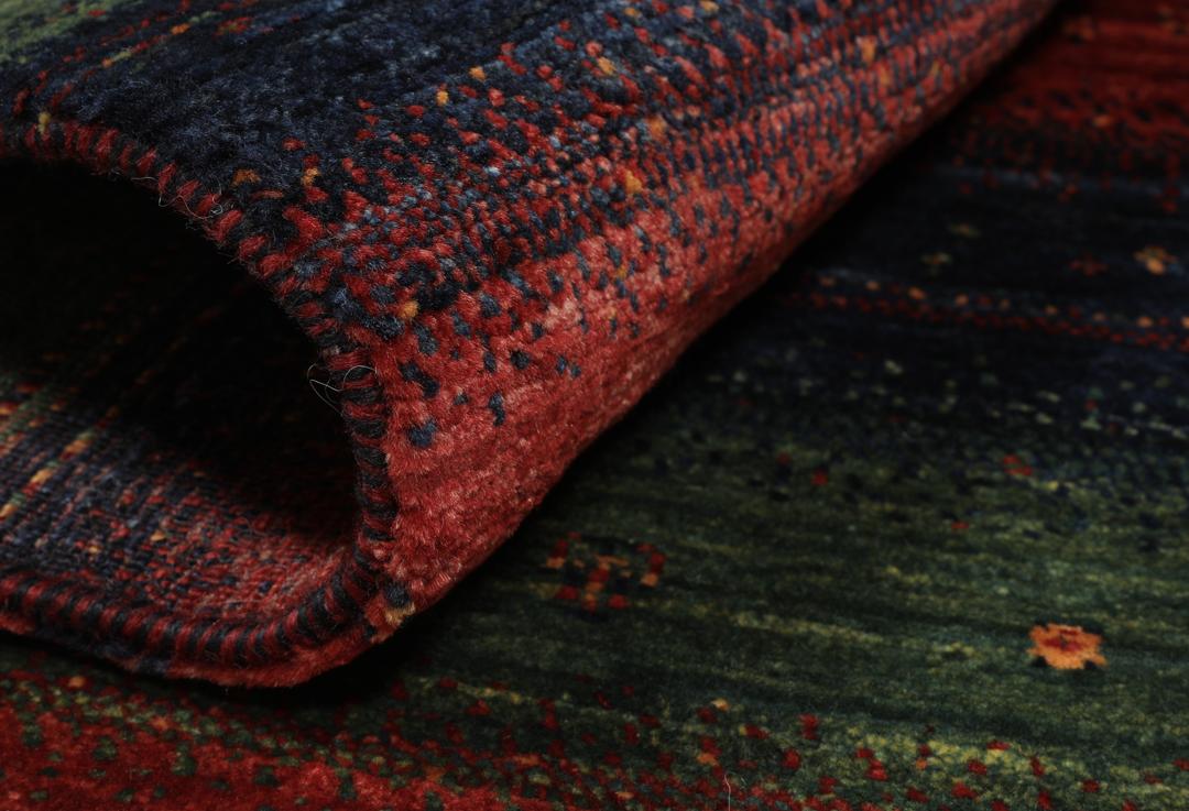 Hand-knotted Loribaft Fine rug from the Middle East in multicolor wool.