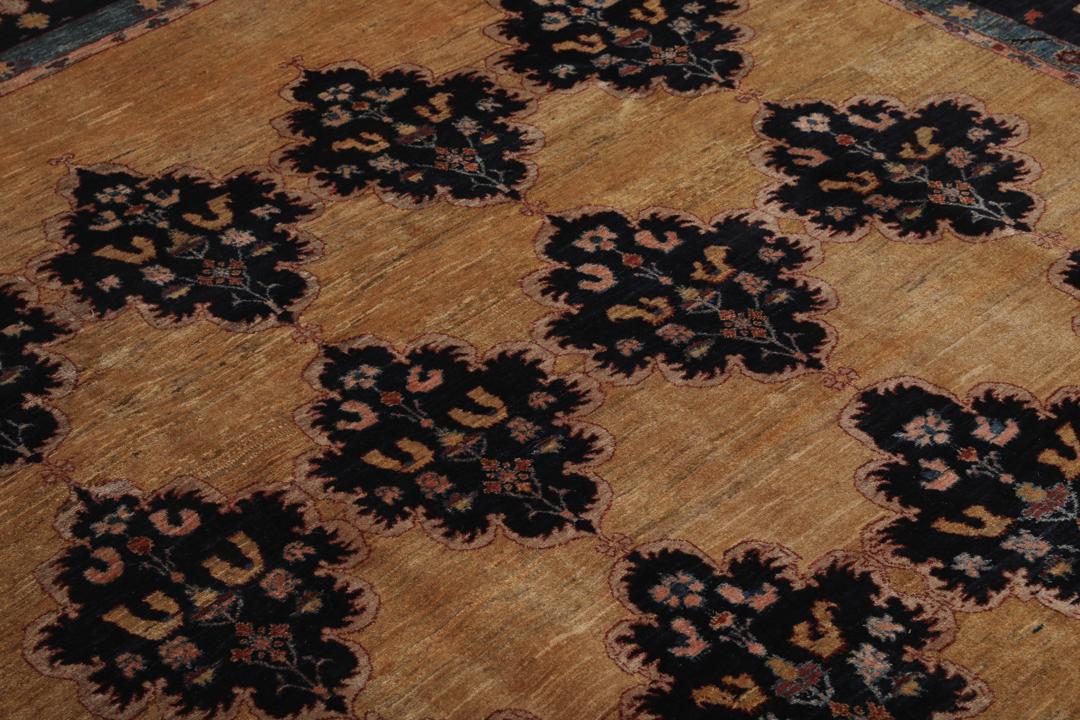 Handgeknoopt Gabbeh Kashkooli tapijt met een meerkleurig bloemmotief uit het Midden-Oosten