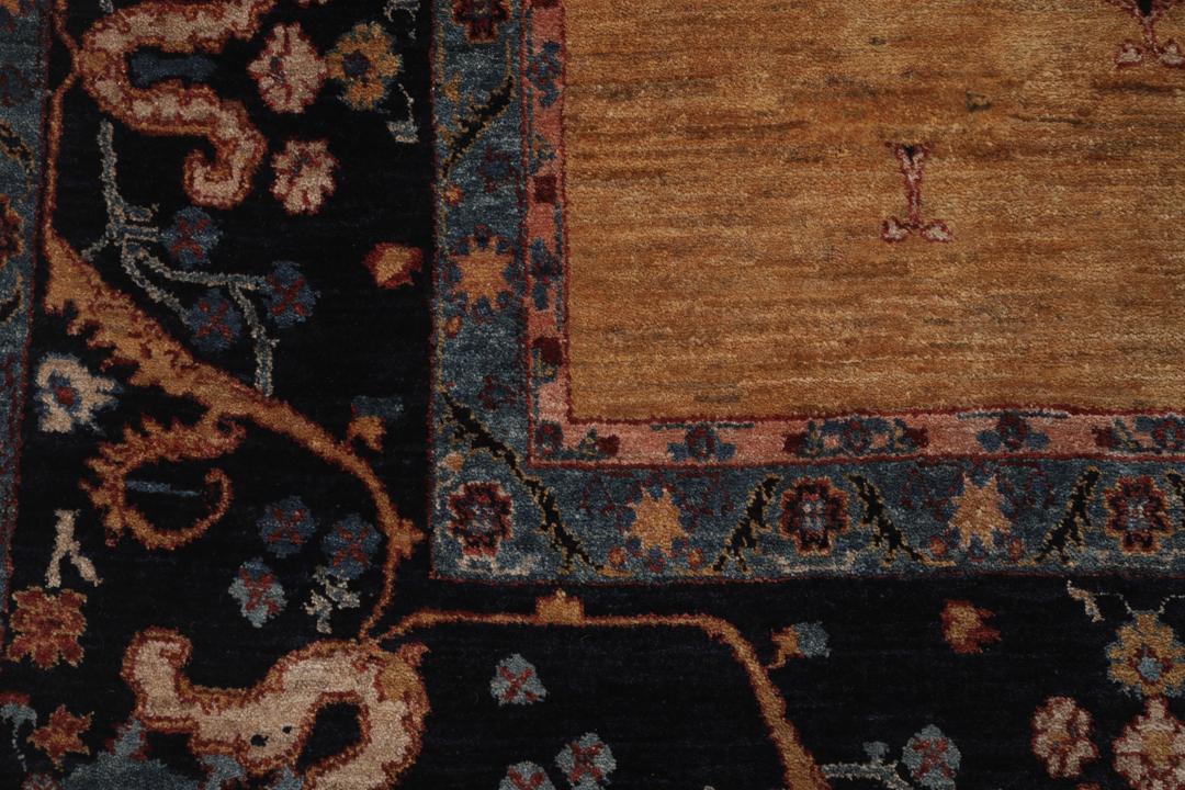 Handgeknoopt Gabbeh Kashkooli tapijt met een meerkleurig bloemmotief uit het Midden-Oosten