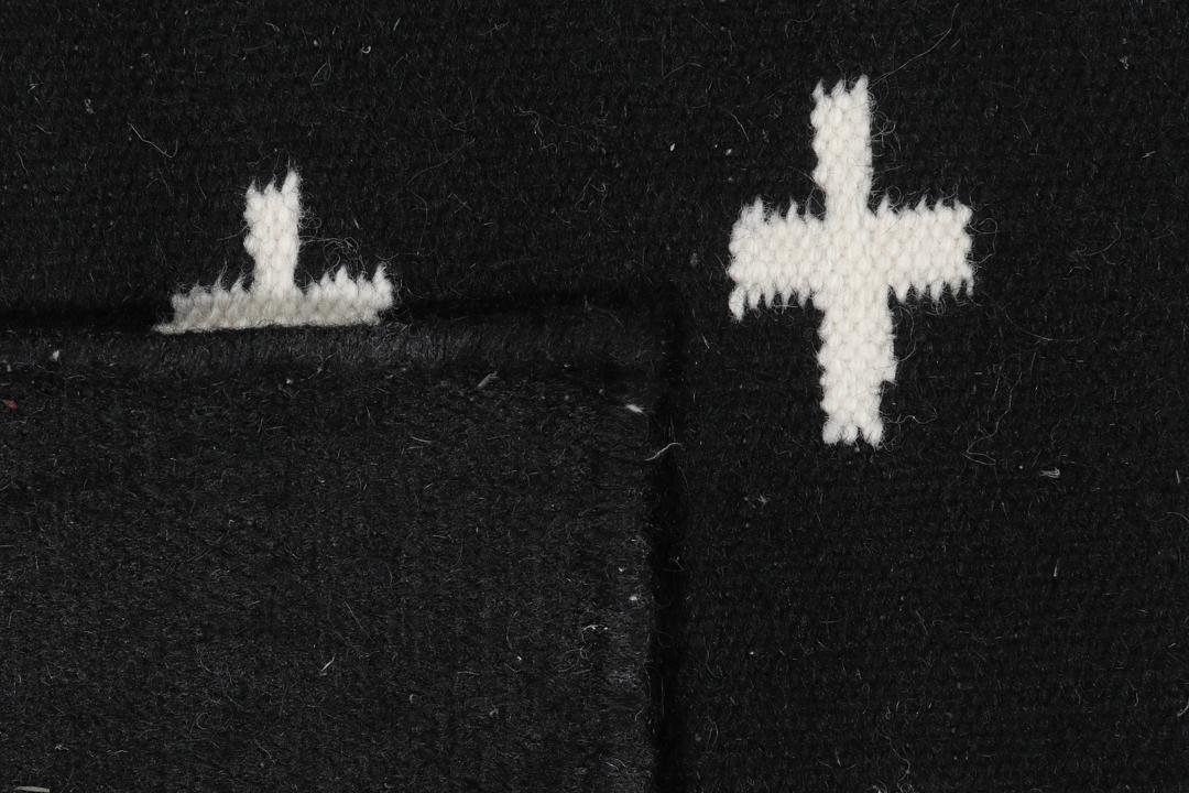 Million cross - Negru - 160 x 230 cm