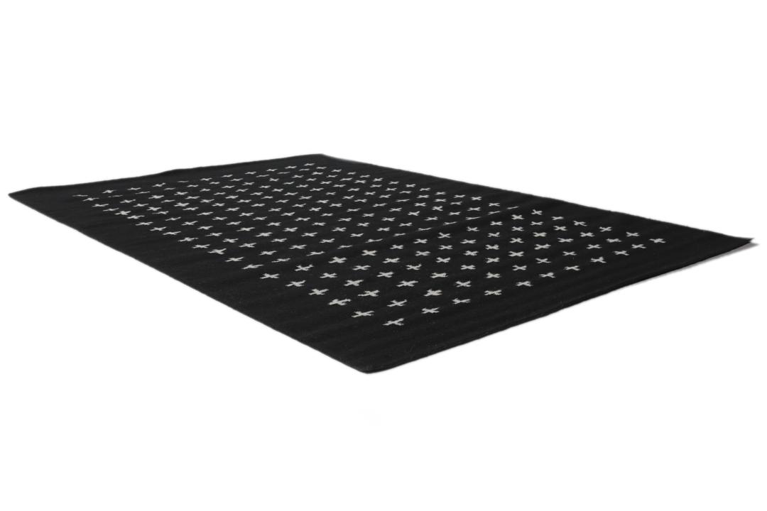Million cross - Negru - 160 x 230 cm