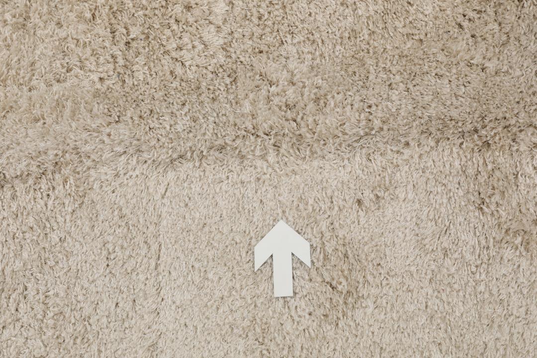 Vloerkleed uit het Midden-Oosten in beige