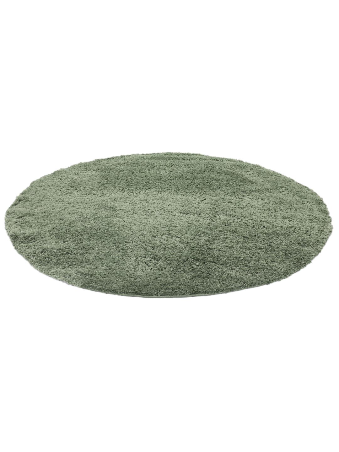 Comfy grön rund matta - Rugvista