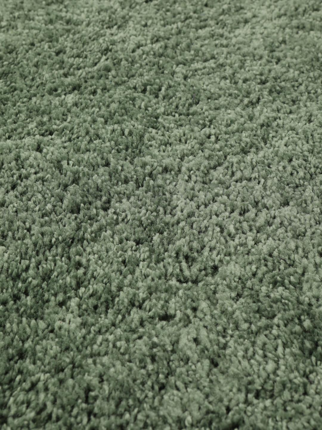 rond groen vloerkleed