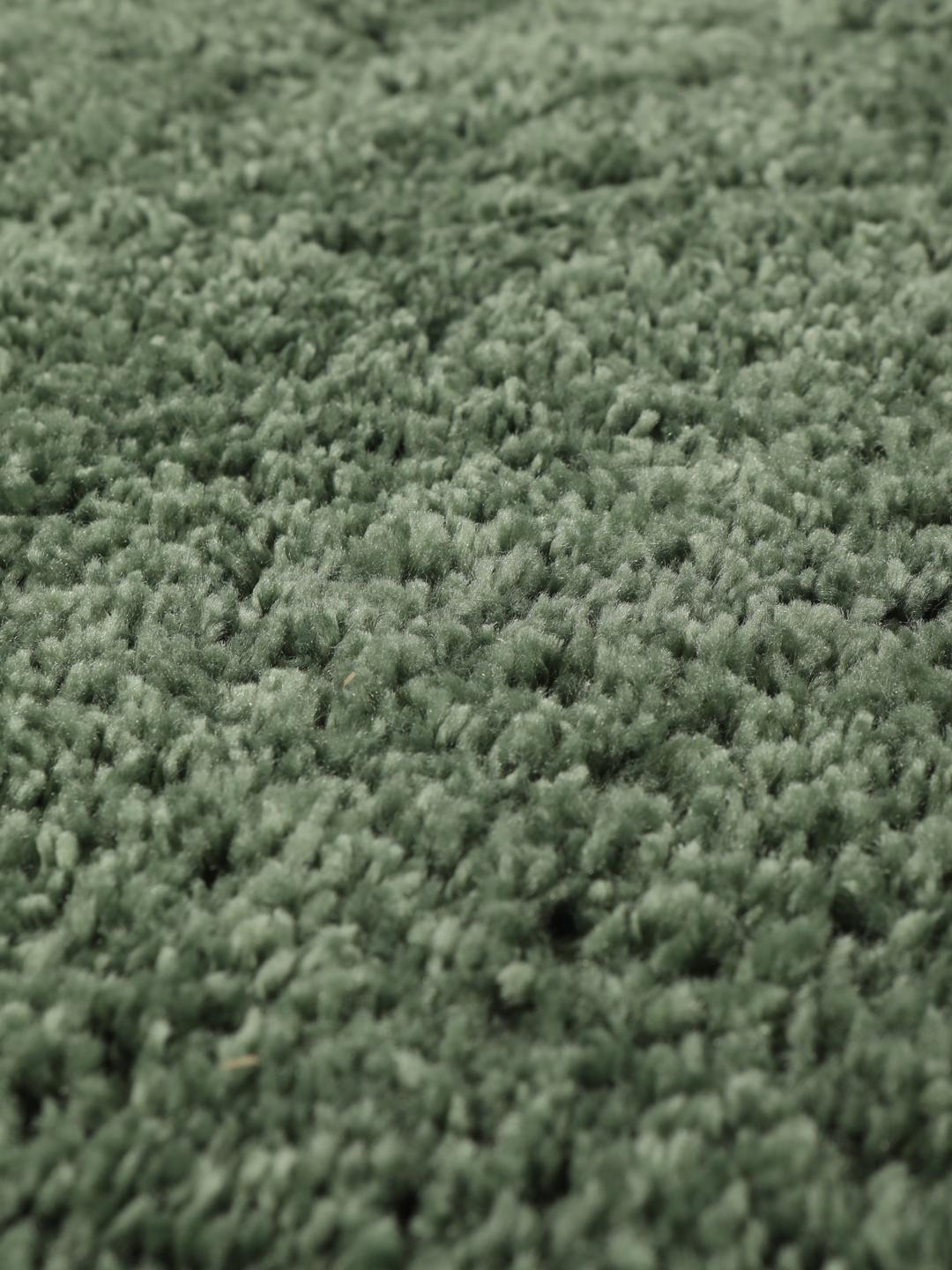 rond groen vloerkleed