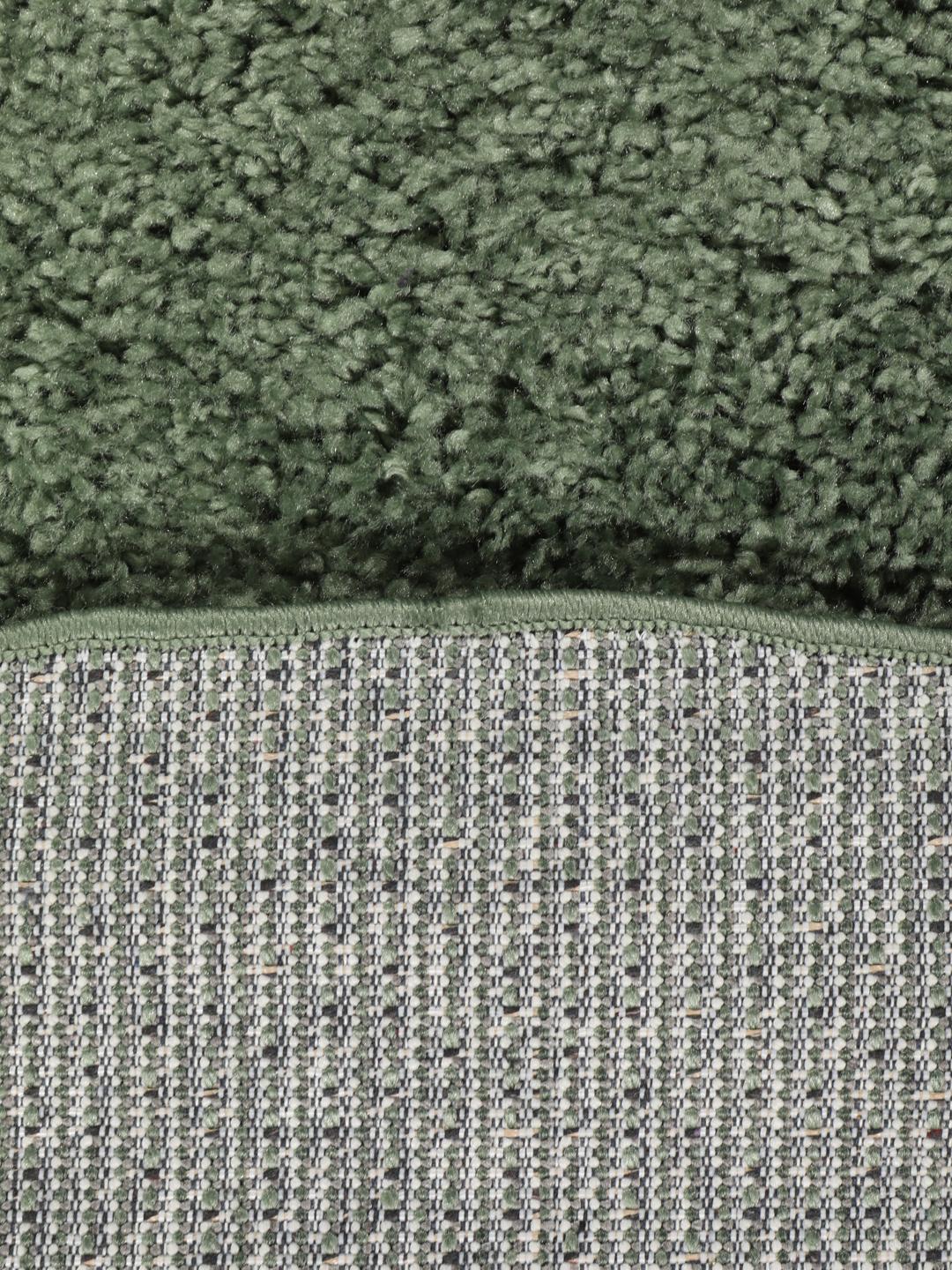 rond groen vloerkleed