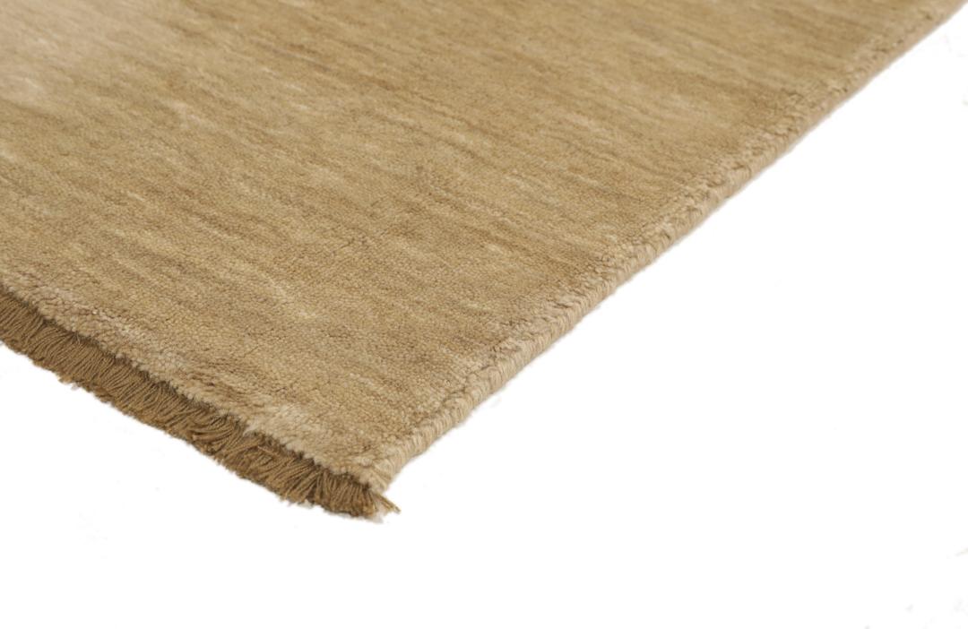 Beige Wool runner rug