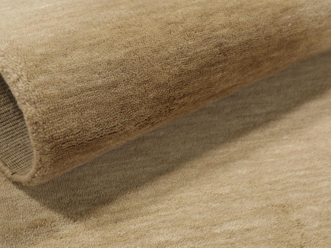 Beige Wool runner rug