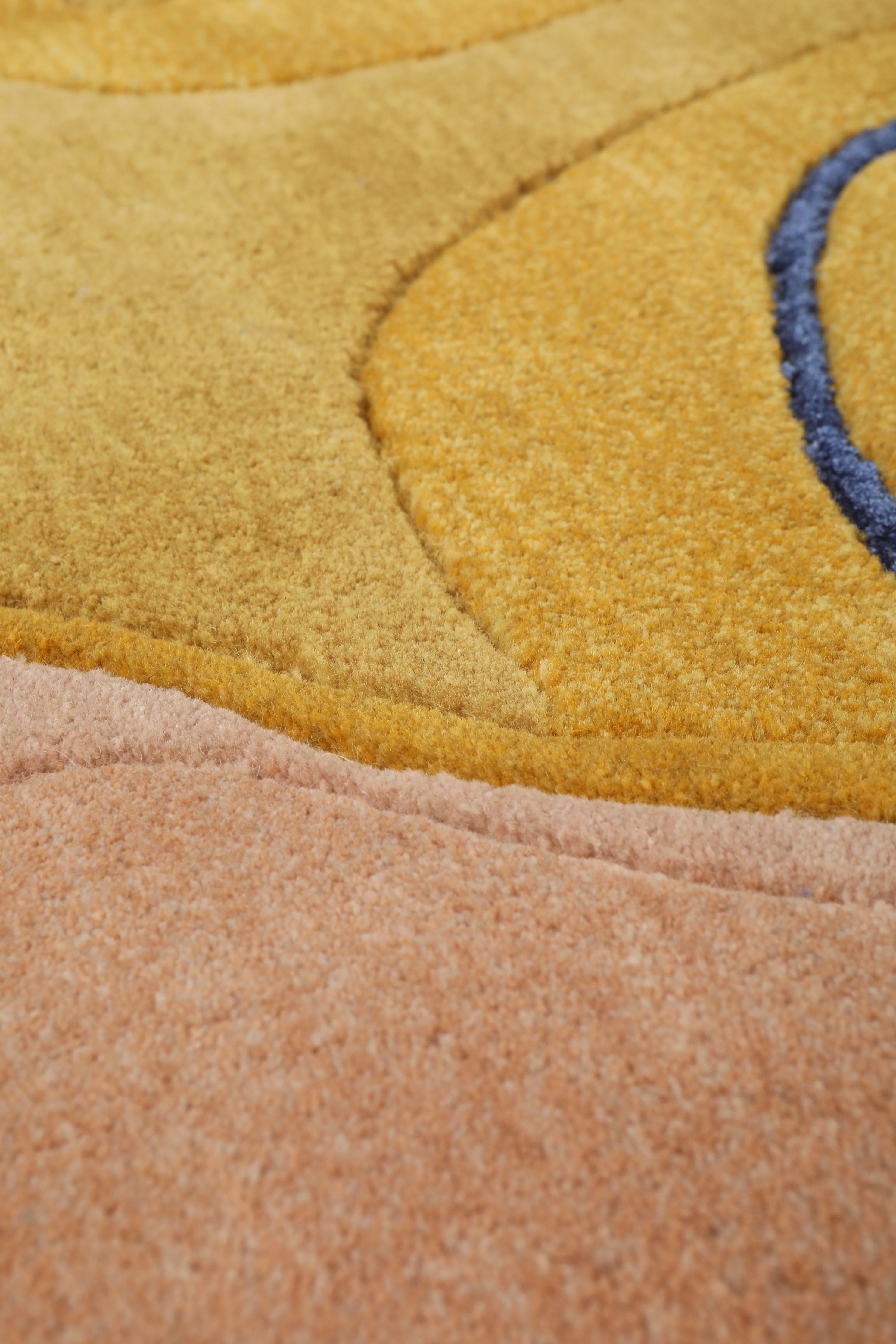 City Pear - Terracotta / Yellow 200 x 300 cm Rug - Rugvista