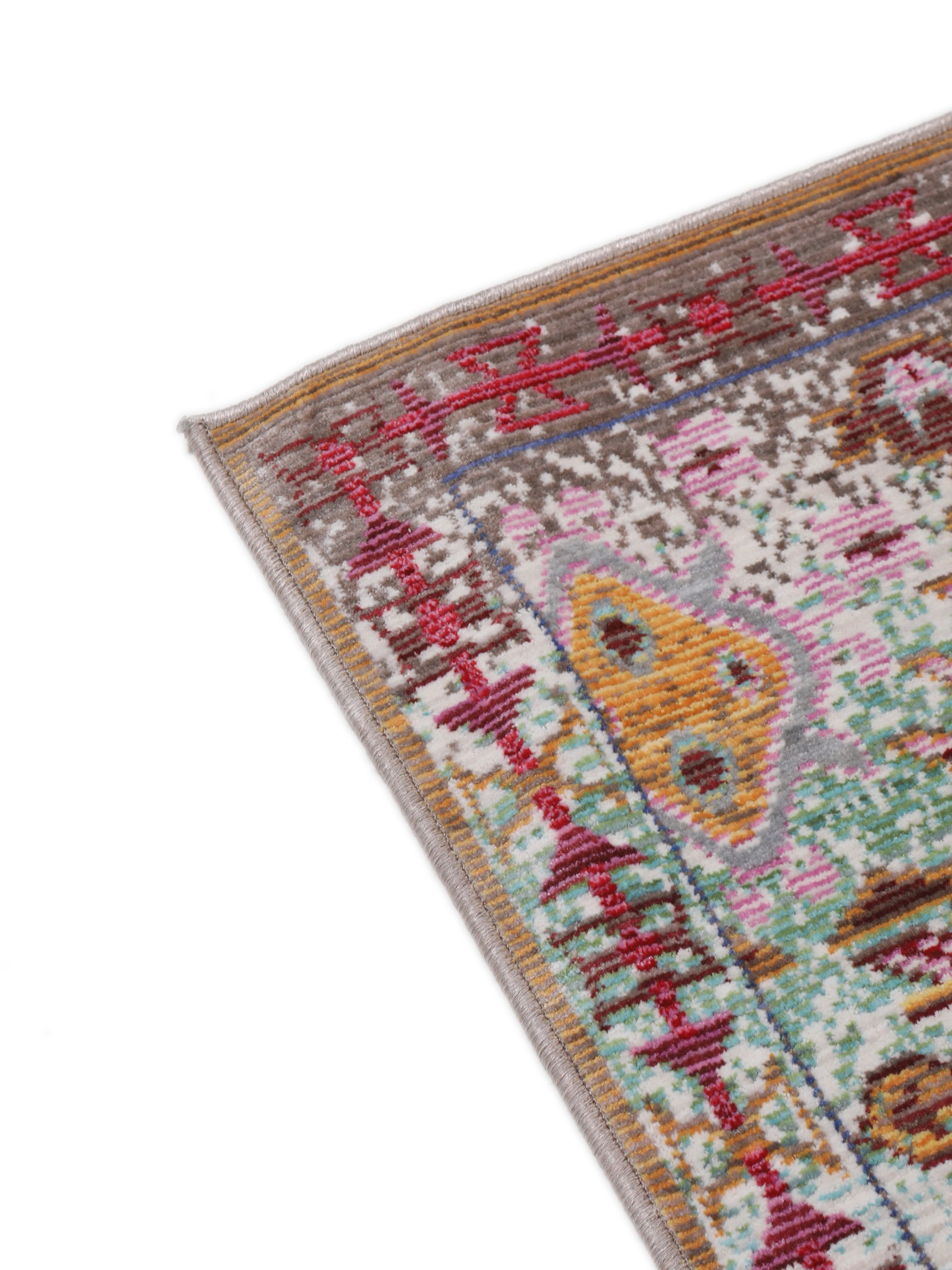 Rugvista core - Avanti - ターコイズ / マルチカラー 140 x 200