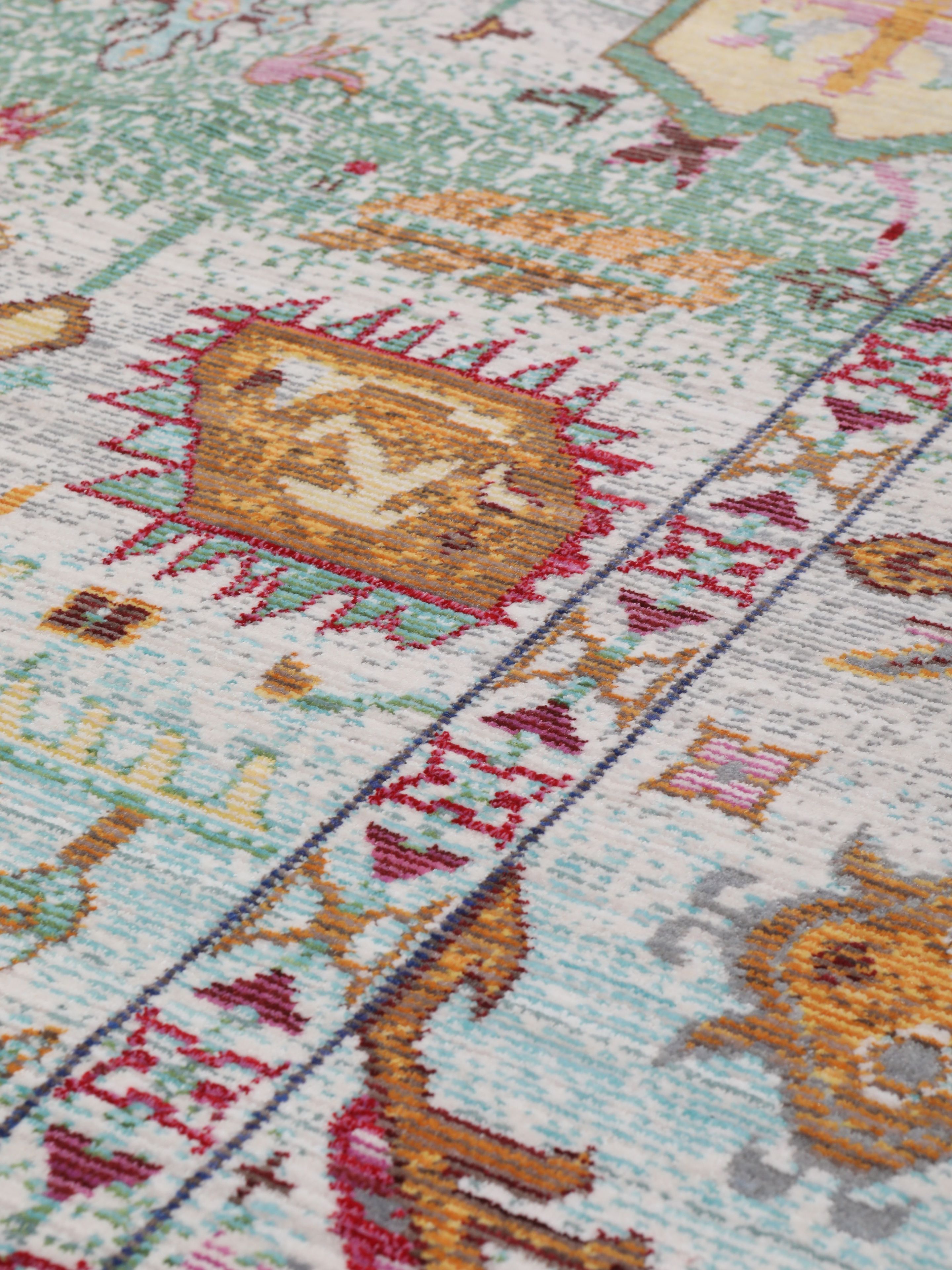 Rugvista Core絨毯 Rugvista core - Avanti - ターコイズ / マルチカラー 140 x 200