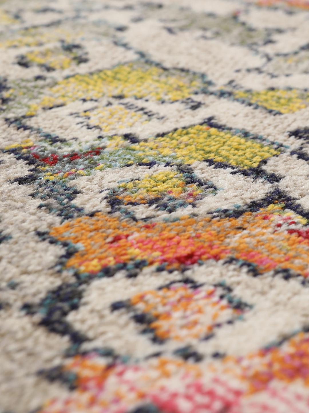 Rugvista essential - Kaleidoscope - Multicolor, Round Ø 200 cm Rug ...