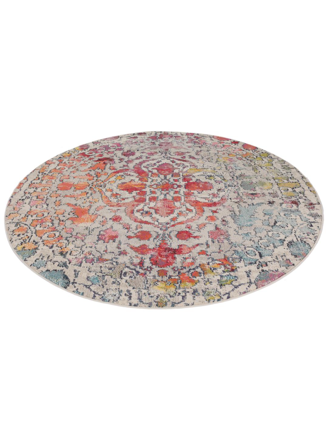 Rugvista essential - Kaleidoscope - Multicolor, Rond Ø 200 cm ...