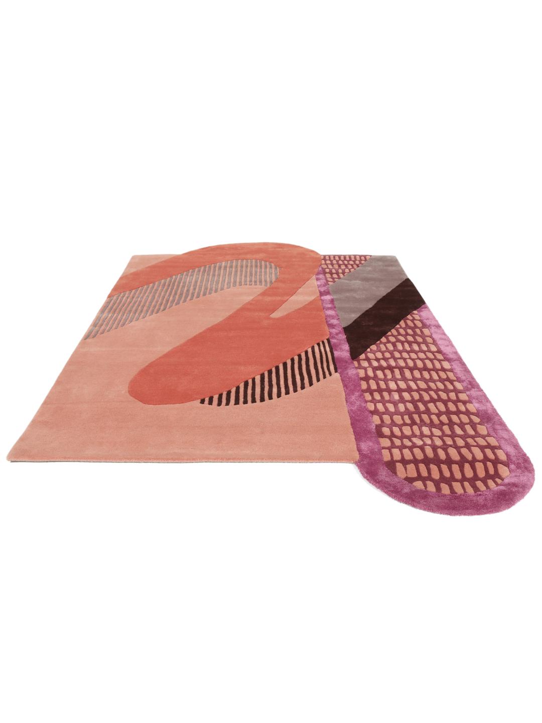 Portal - Koraalrood / Roze - 250 x 350 cm