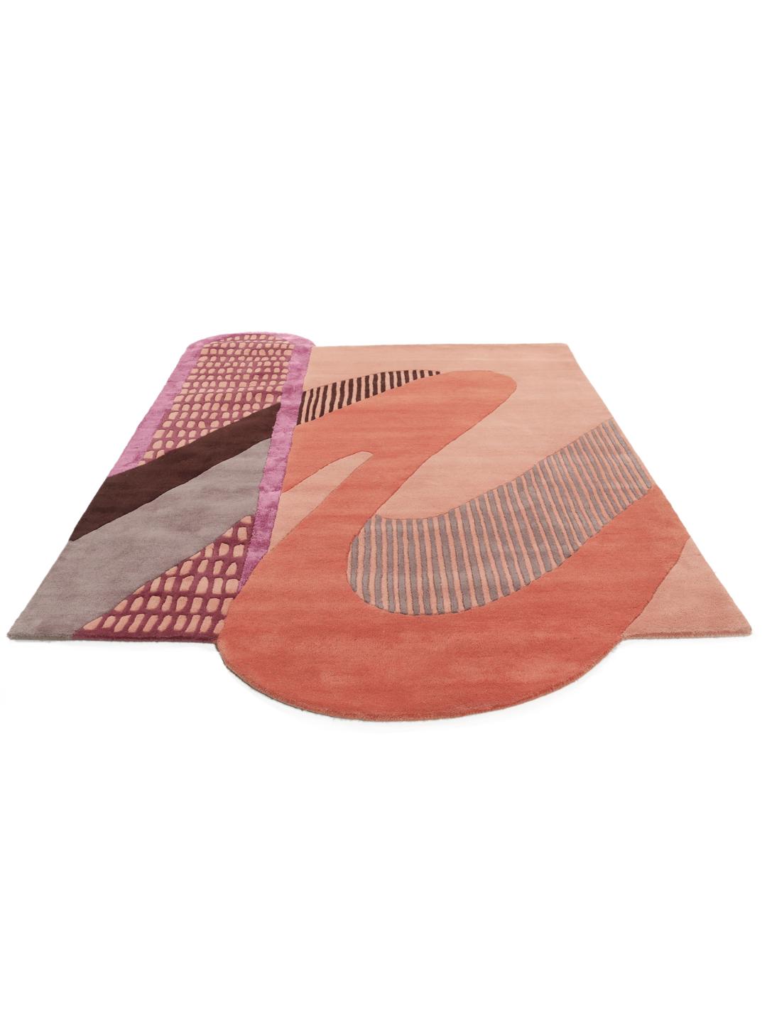 Portal - Koraalrood / Roze - 250 x 350 cm