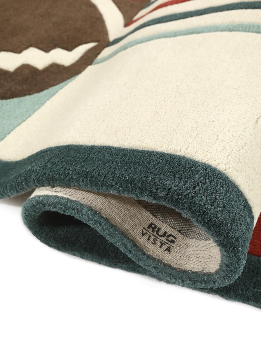 Game On tapijt in multicolor en lichtblauw met sportmotieven