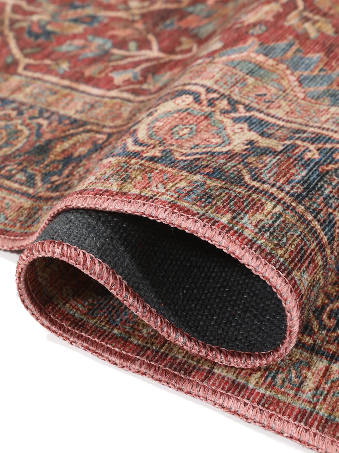 Red Kuwait Rug Khalifa Oriental Red Rug - Rugvista