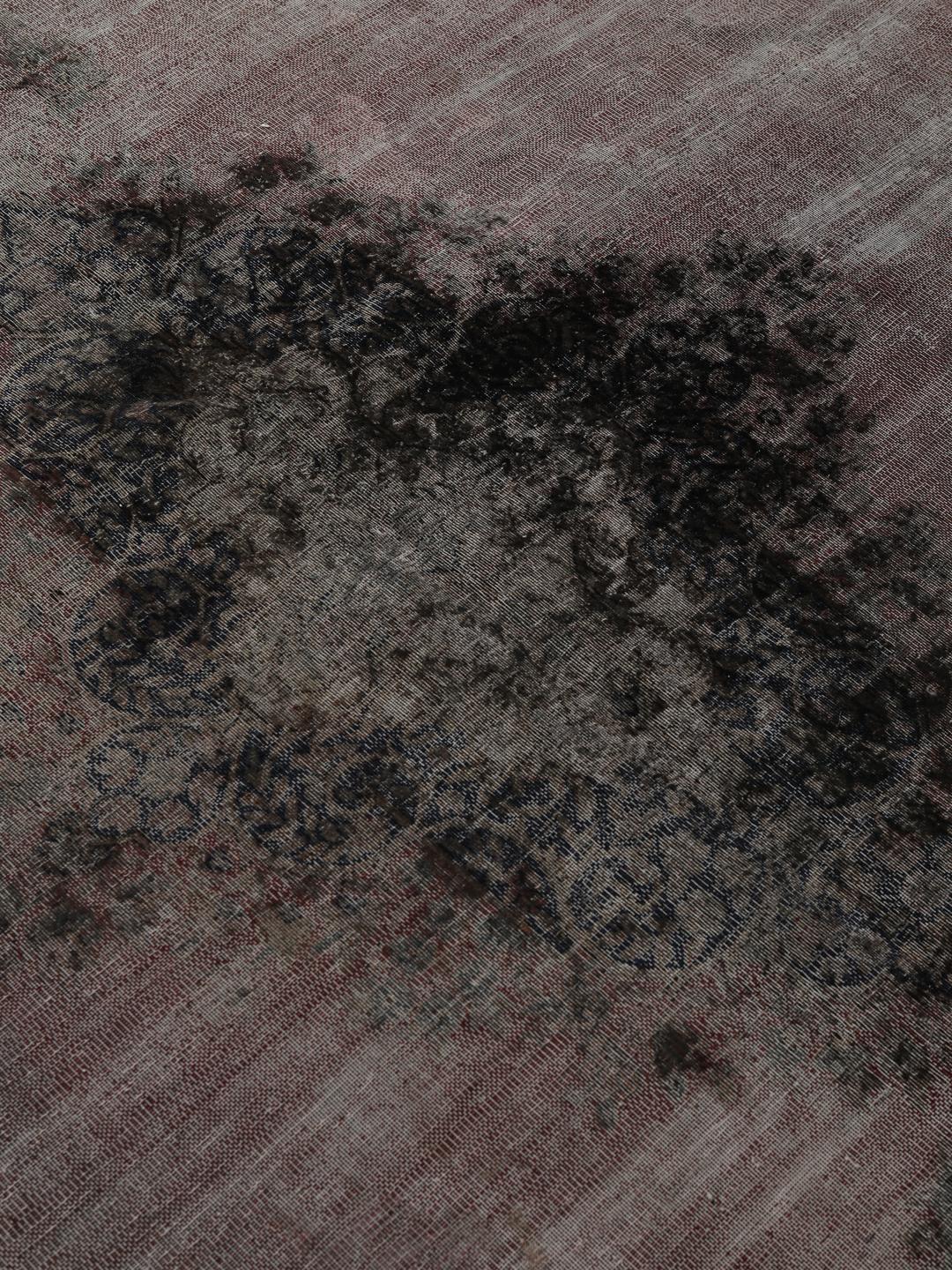 Vintage Heritage håndknyttet tæppe fra Mellemøsten i rosa og mørke toner