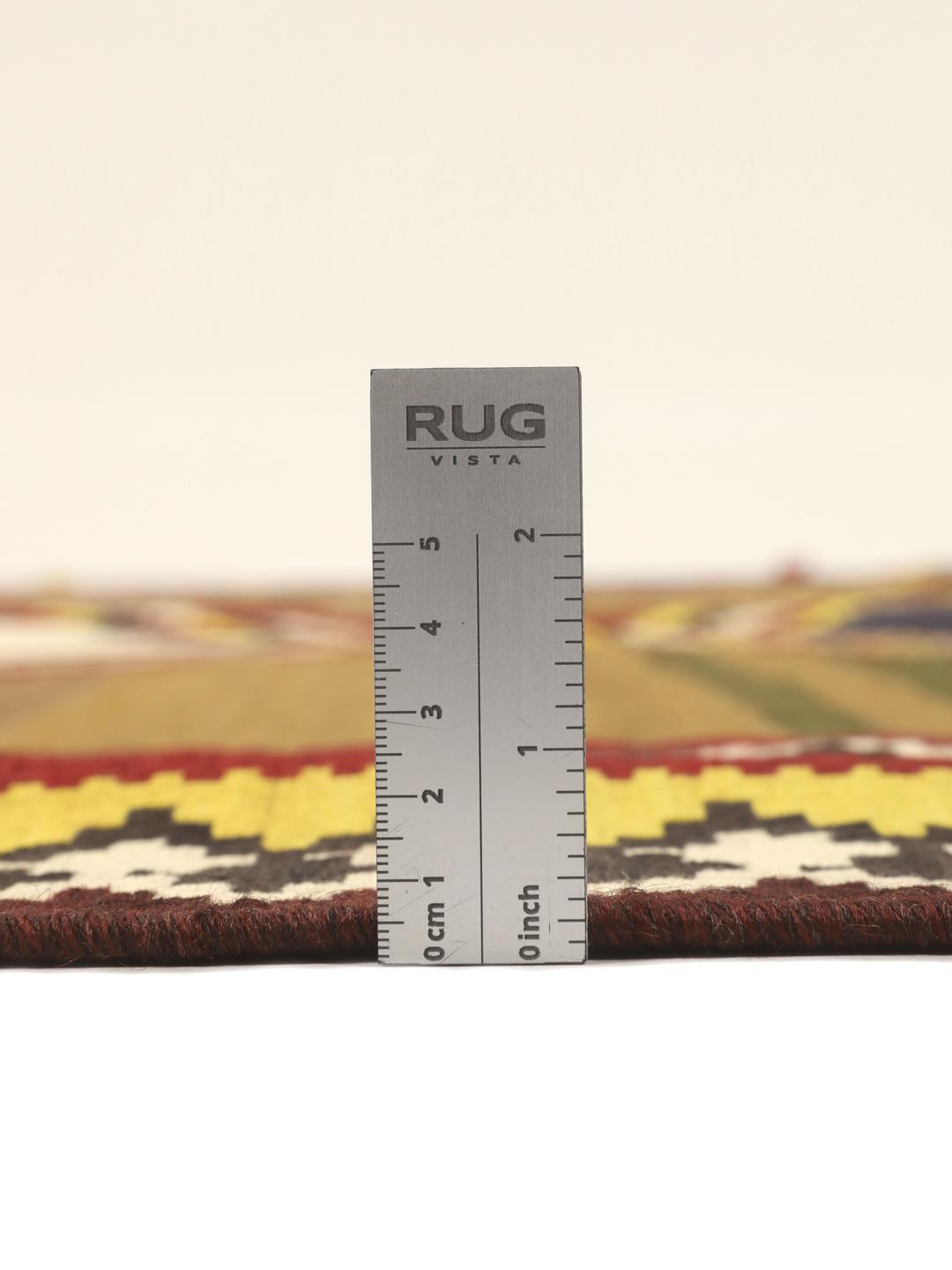Kilim vintage du Moyen-Orient tissé à la main avec des motifs géométriques en losanges multicolores