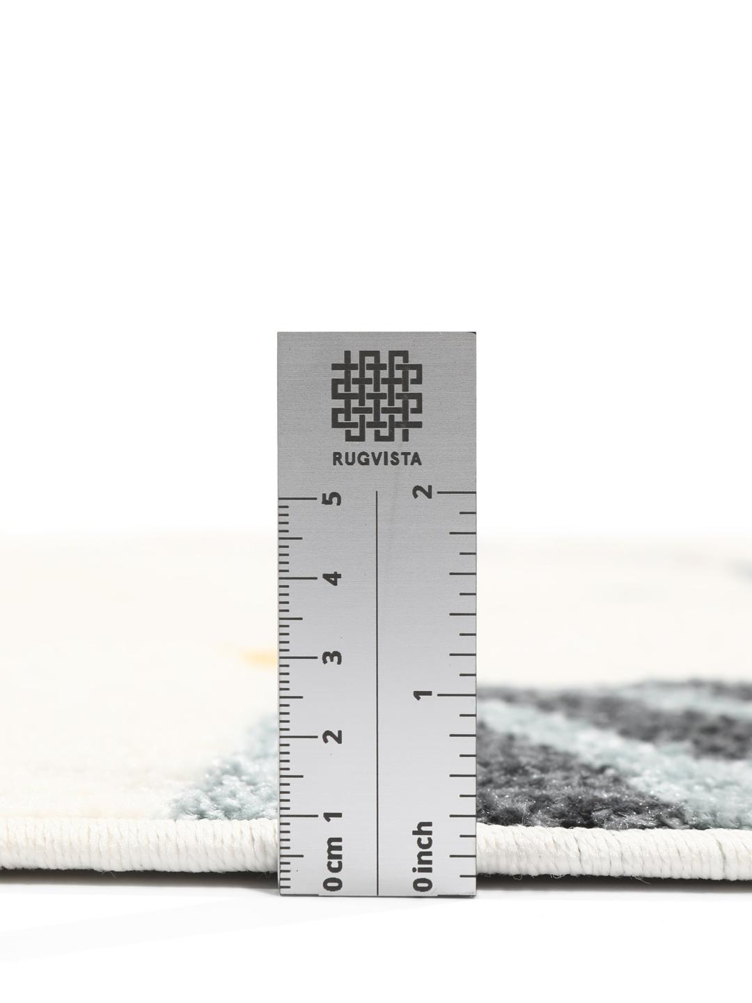 Monkey Circus - Blue / Off white - Ø 150 cm