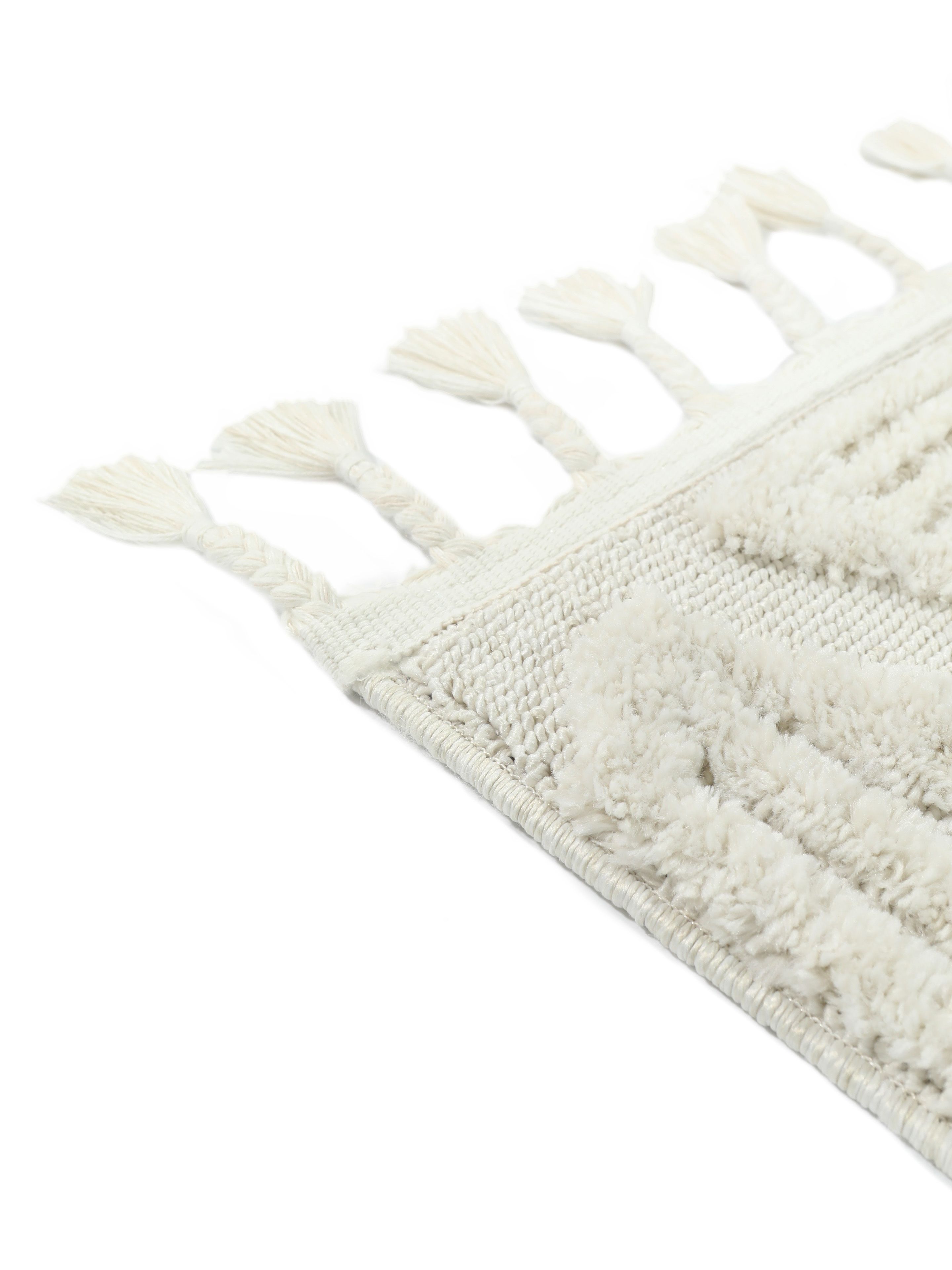 Tapis en coton design moderne tons doux 160x230CM | Leroy Merlin