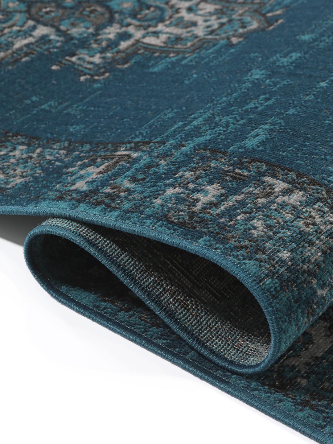 Vintage Vega Dark Blue Rug - Rugvista