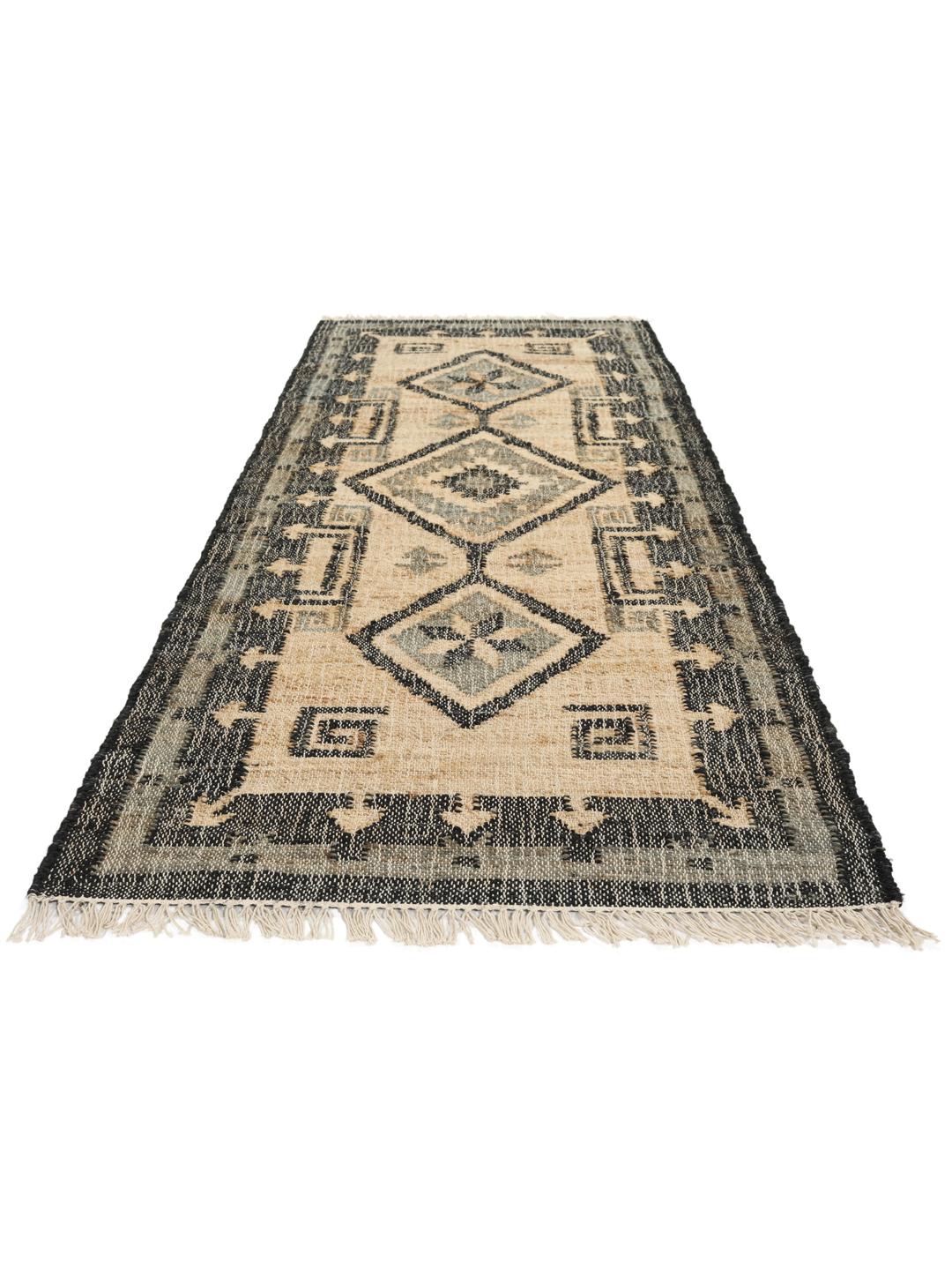 Tribe Jute - Beige / Svart - 80 x 200 cm