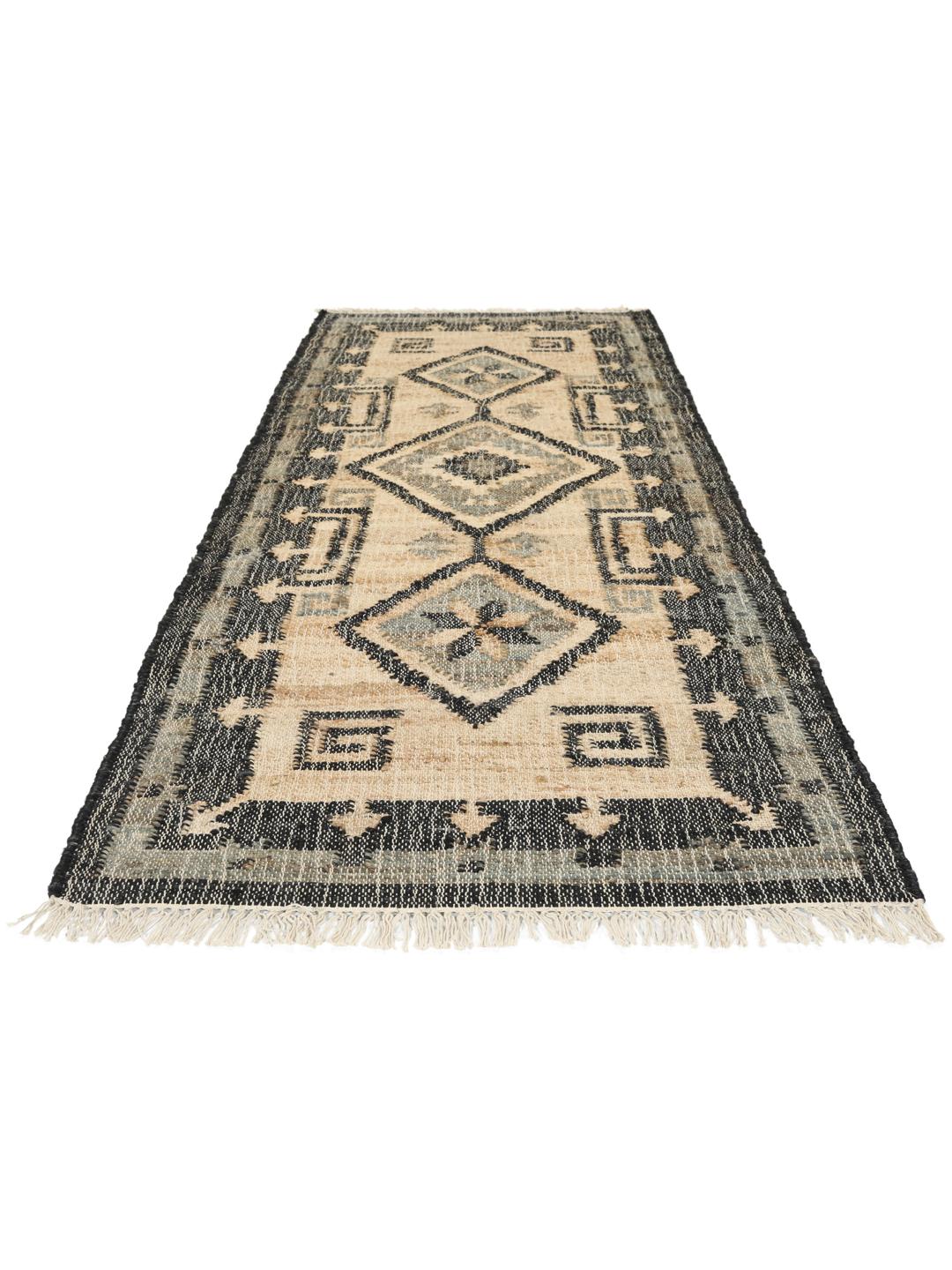 Tribe Jute - Beige / Svart - 80 x 200 cm