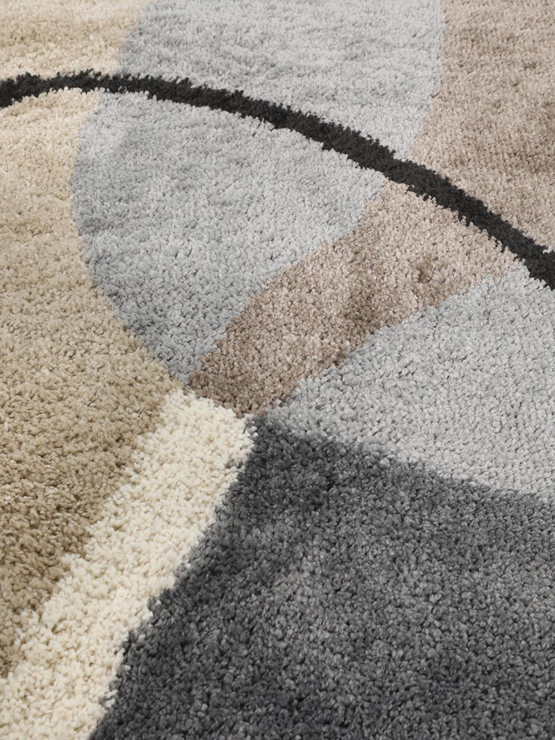 
    Bowie fringes - Grey / Beige - 200 x 300 cm
  