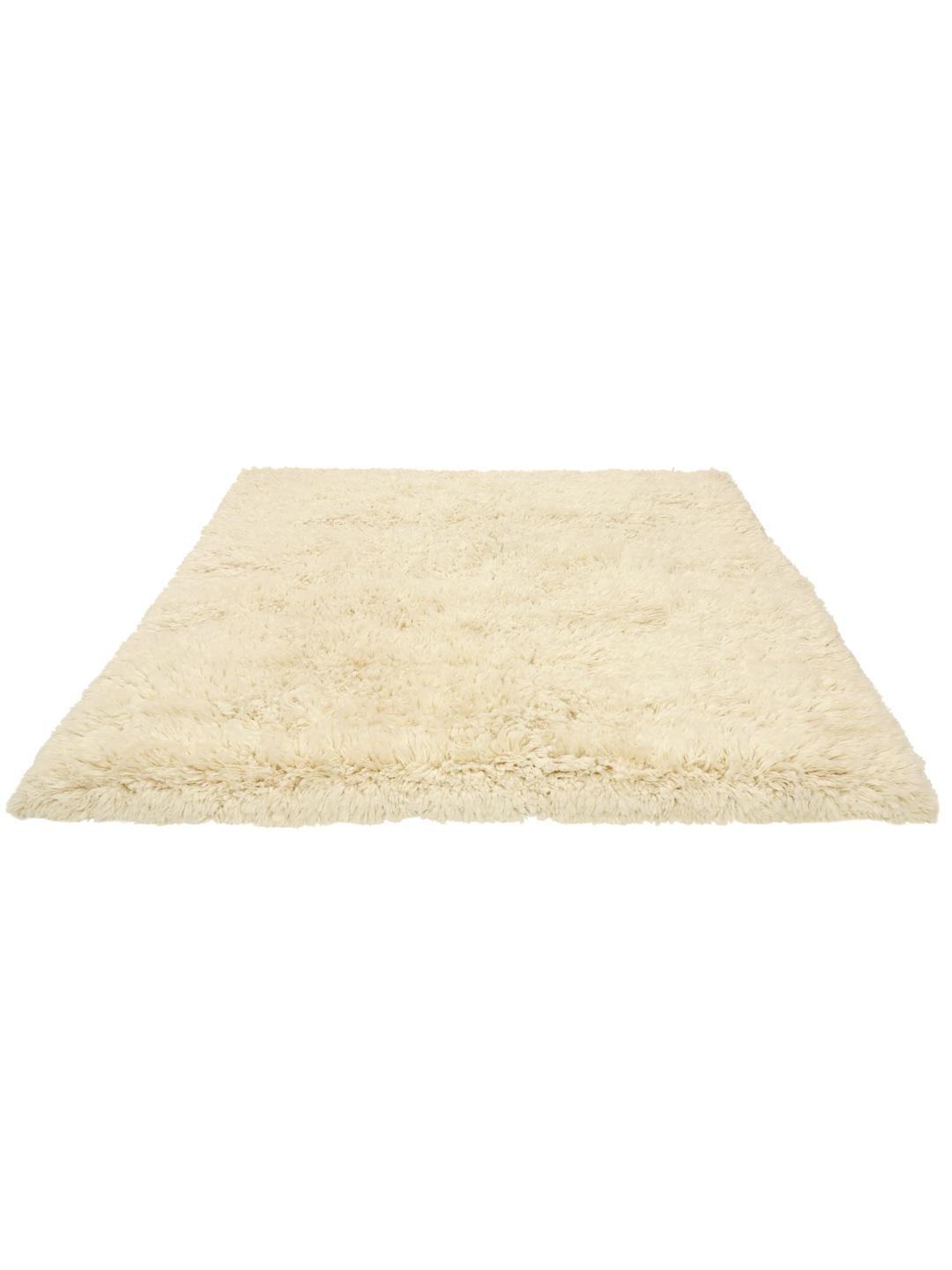 Rugvista premium - Lorine Long Hair - Natural White 250 x 250 cm Wool ...