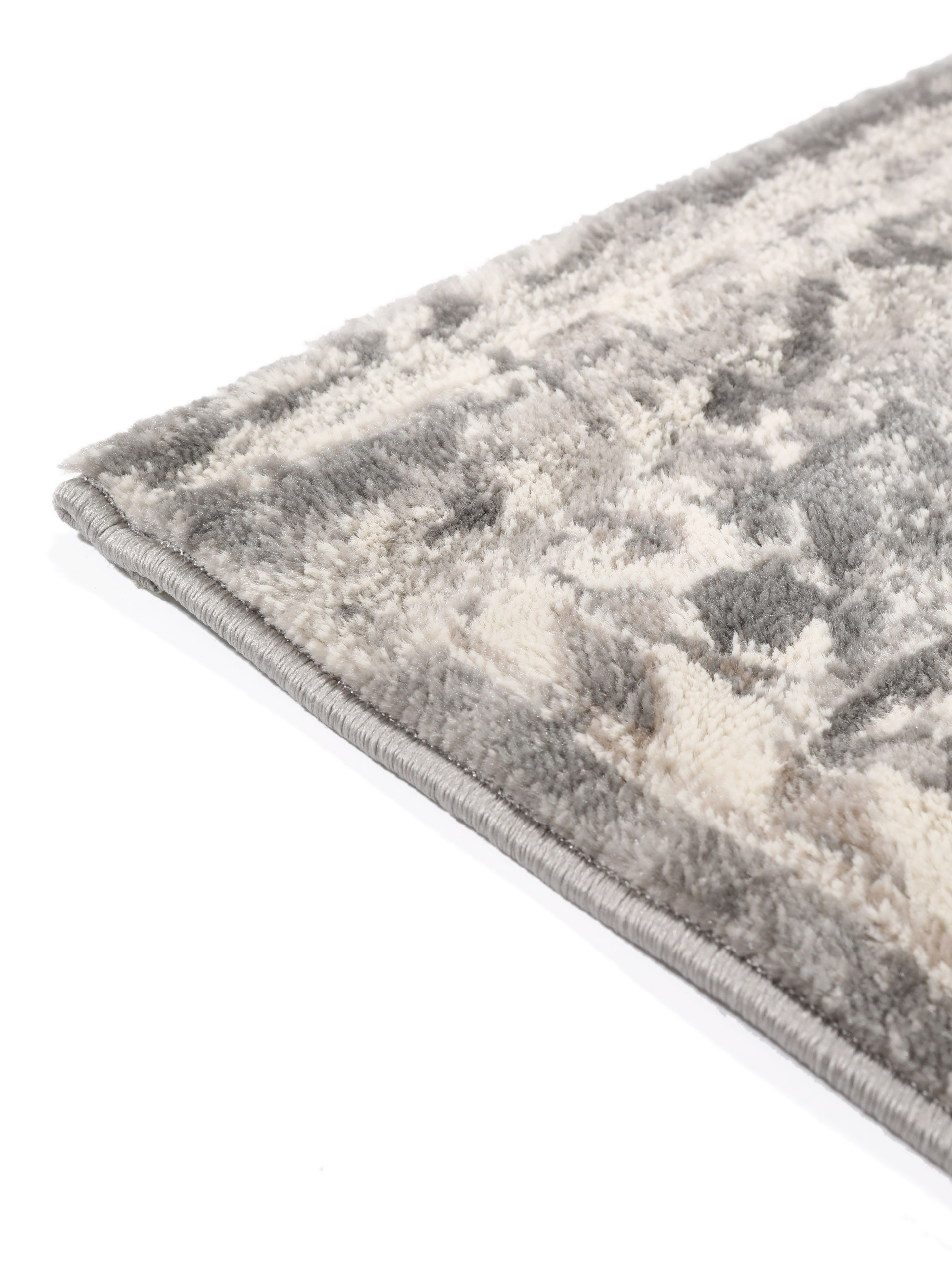 Tapis Miran De RugVista - Dimensions 300 X 200 Cm, Poil Moyen - Polypropylène Doux, Facile D'entretien - Gris, Certifié Oeko-Tex