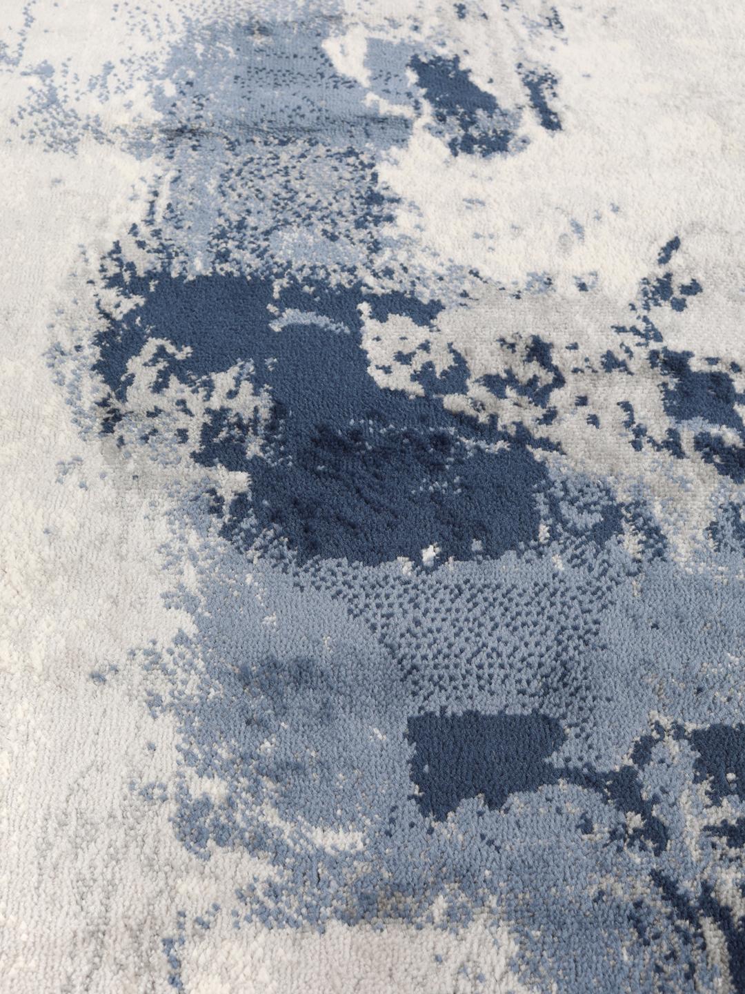 Rugvista essential - Mila - Blue / Grey, Round Ø 200 cm Rug - Rugvista