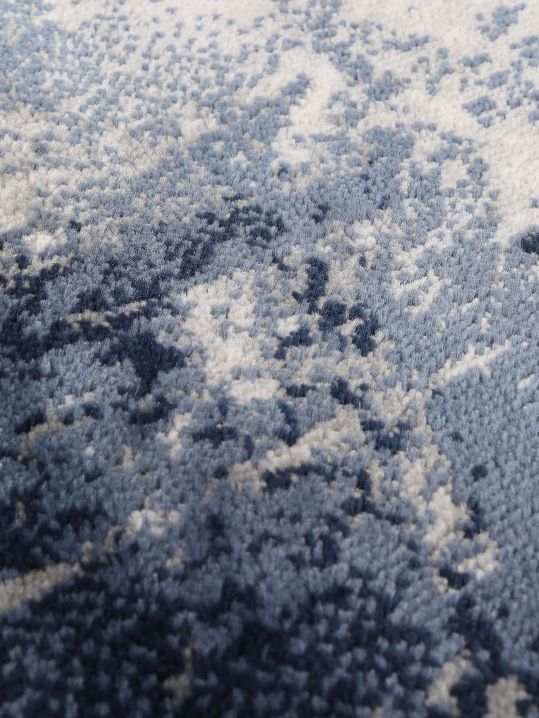 Rugvista essential - Mila - Blue / Grey, Round Ø 200 cm Rug - Rugvista