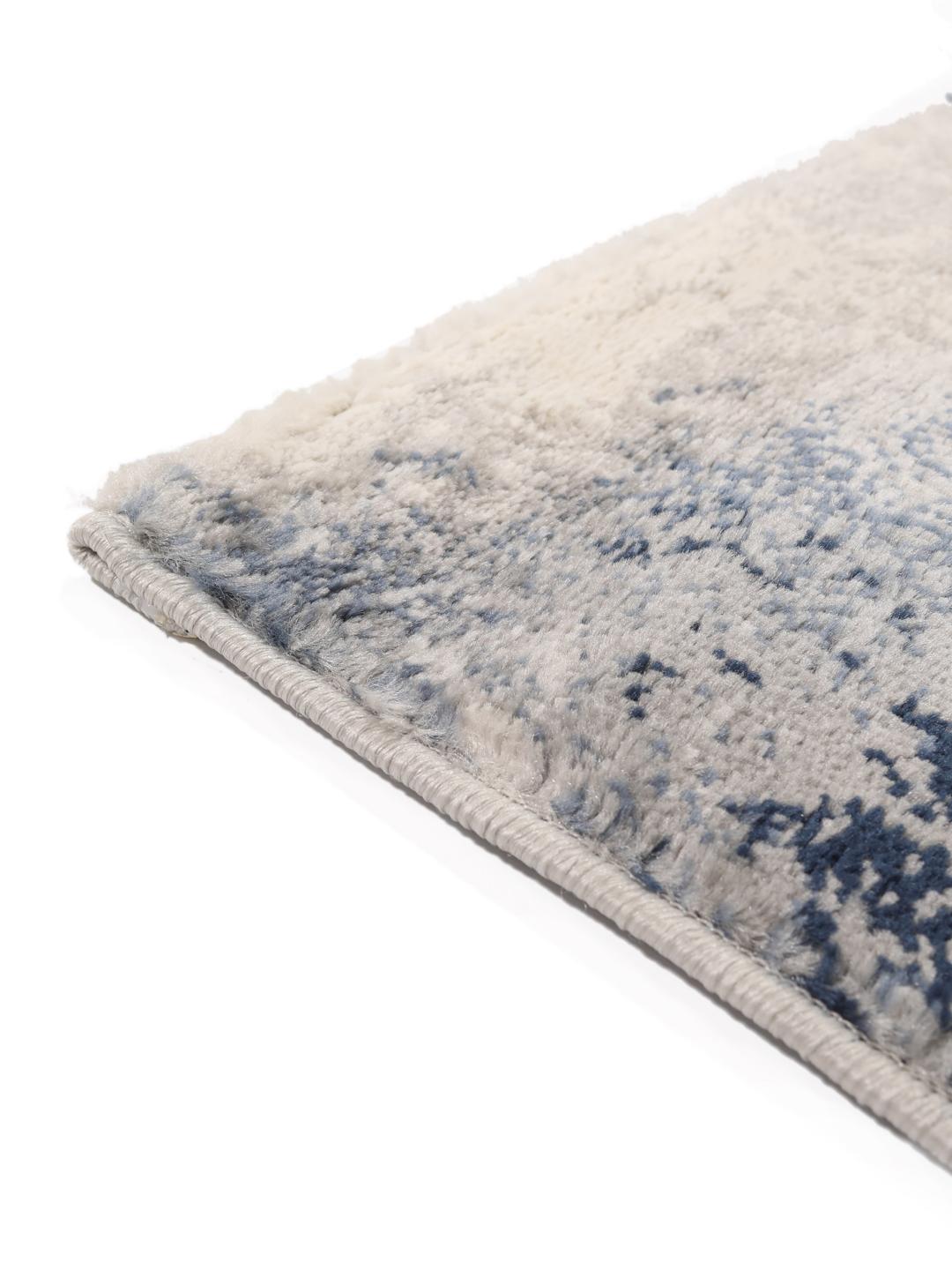 Tapijt in blauw en grijs