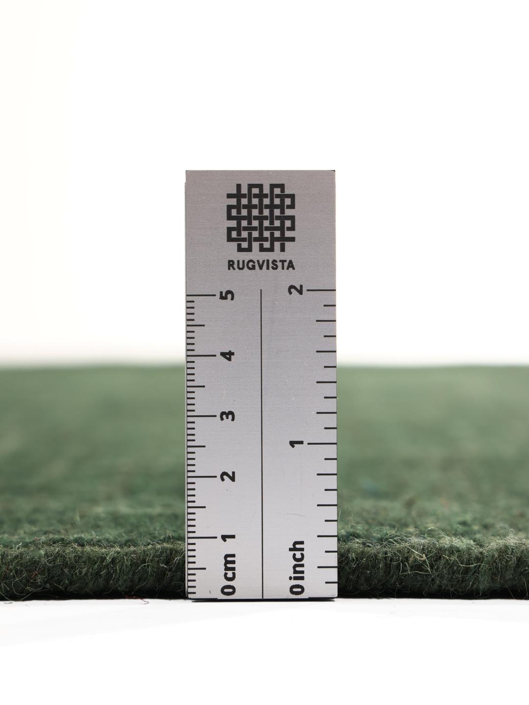 Tapis rond vert