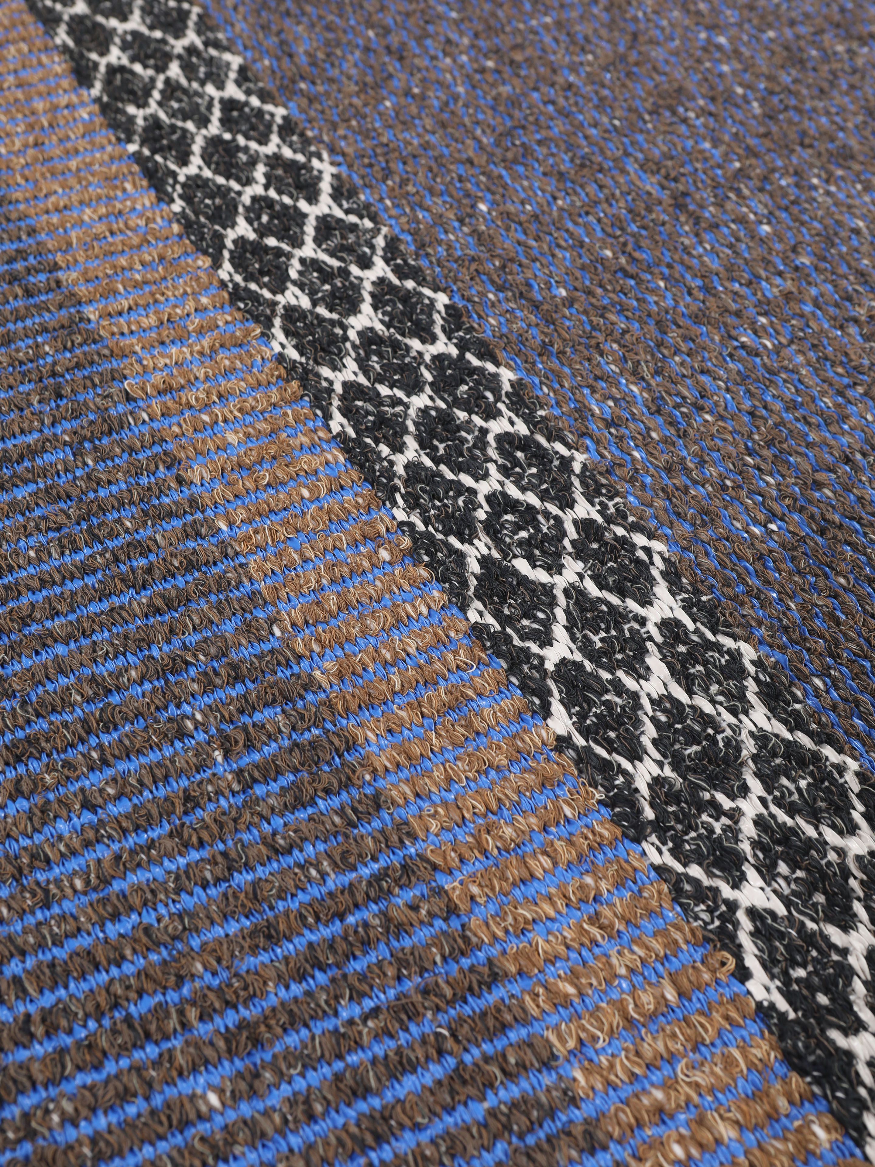 Matilda - Blue / Brown 70 x 150 cm Rug - Rugvista